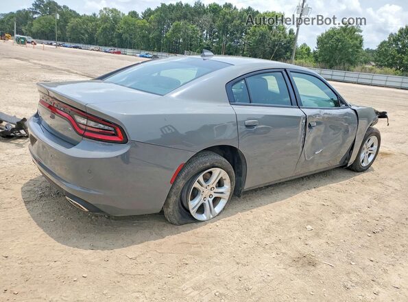 2C3CDXBG0PH575813 2023 DODGE CHARGER Gray Trasero derecho