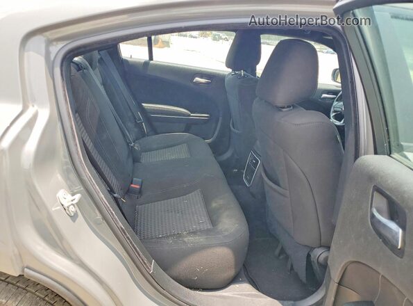 2C3CDXBG0PH575813 2023 DODGE CHARGER Gray Vista de los asientos traseros
