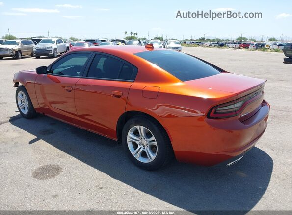 2C3CDXBG0PH608079 2023 DODGE CHARGER Orange Tył lewy