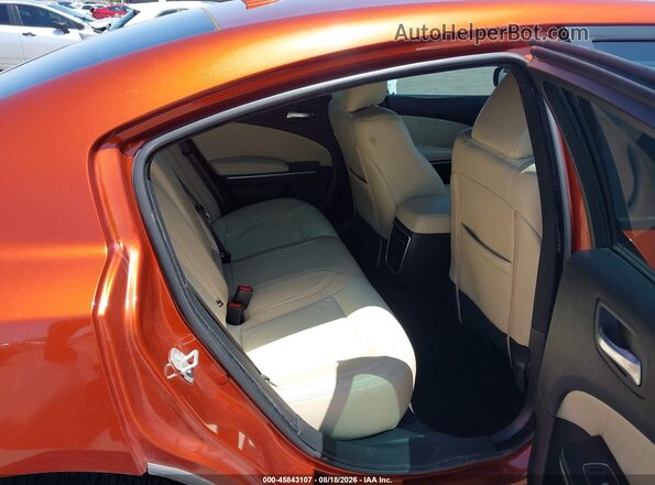 2C3CDXBG0PH608079 2023 DODGE CHARGER Orange Widok naklejki z numerem VIN