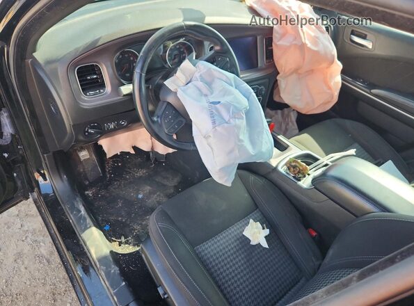 2C3CDXBG0PH613010 2023 DODGE CHARGER Black Widok deski rozdzielczej