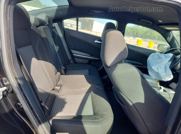 2C3CDXBG0PH613010 2023 DODGE CHARGER Black Widok tylnych siedzeń