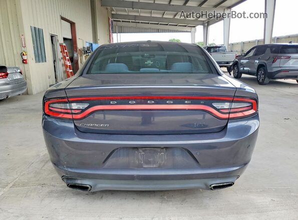 2C3CDXBG1GH102924 2016 DODGE CHARGER Gray Вид ззаду