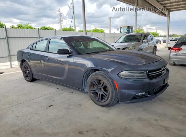 2C3CDXBG1GH102924 2016 DODGE CHARGER Gray Передня права чверть