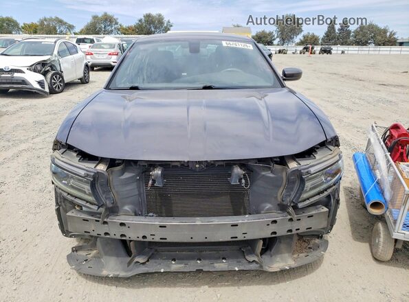 2C3CDXBG1GH258879 2016 DODGE CHARGER Black Widok z przodu