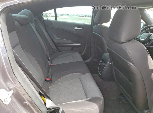 2C3CDXBG1GH258879 2016 DODGE CHARGER Black Widok tylnych siedzeń