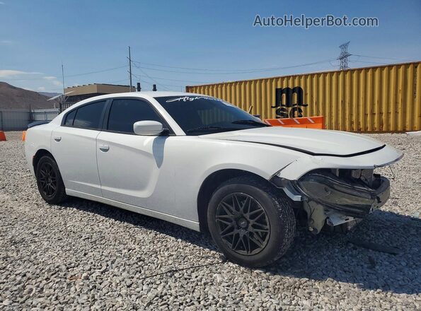 2C3CDXBG1HH503827 2017 DODGE CHARGER White Przód prawy