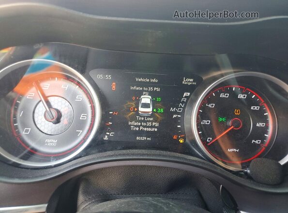 2C3CDXBG1HH503827 2017 DODGE CHARGER White Widok zestawu wskaźników