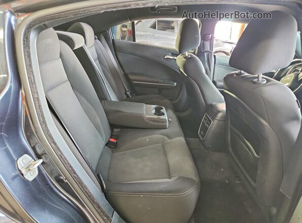 2C3CDXBG1HH517419 2017 DODGE CHARGER Gray Հետևի նստատեղերի տեսք