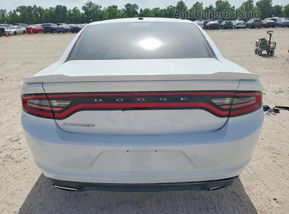 2C3CDXBG1HH547438 2017 DODGE CHARGER White Вид ззаду