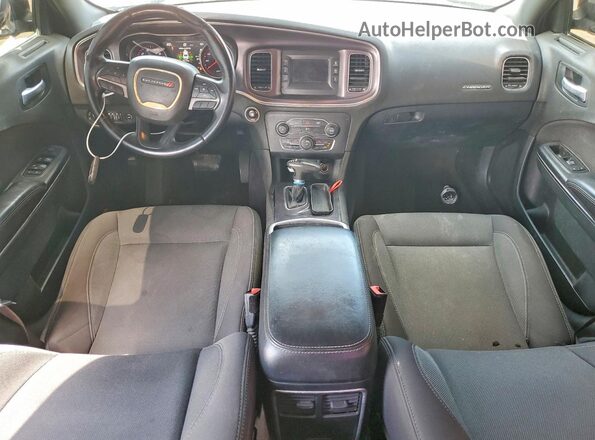 2C3CDXBG1HH625037 2017 DODGE CHARGER Синий Вид панели приборов
