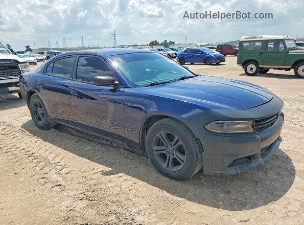 2C3CDXBG1HH625037 2017 DODGE CHARGER Синий Передняя правая четверть