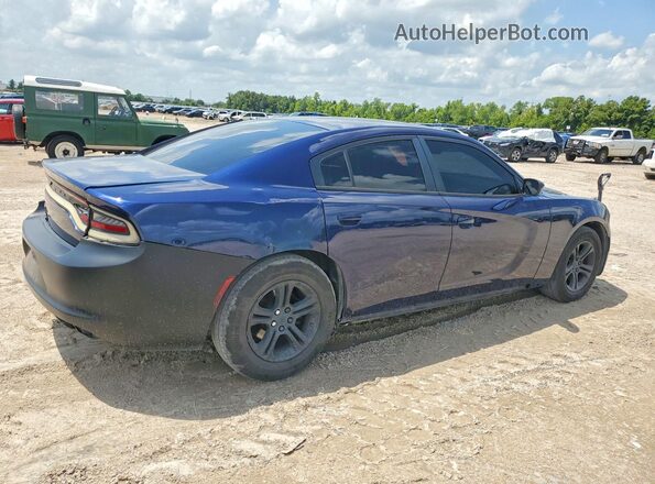 2C3CDXBG1HH625037 2017 DODGE CHARGER Синий Задняя правая четверть