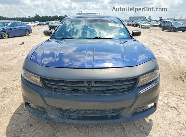 2C3CDXBG1HH625037 2017 DODGE CHARGER Синий Вид спереди