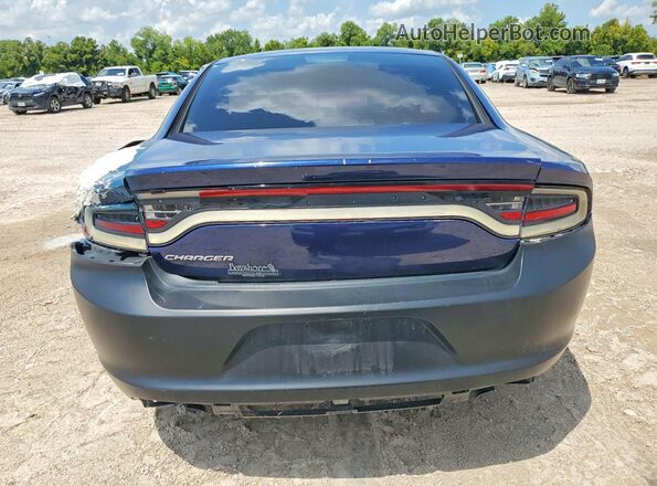 2C3CDXBG1HH625037 2017 DODGE CHARGER Синий Вид сзади