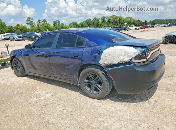 2C3CDXBG1HH625037 2017 DODGE CHARGER Синий Задняя левая четверть