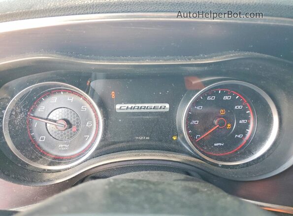 2C3CDXBG1HH625037 2017 DODGE CHARGER Синий Вид щитка приборов