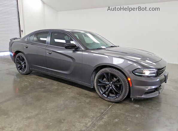 2C3CDXBG1JH157414 2018 DODGE CHARGER Charcoal Передня права чверть