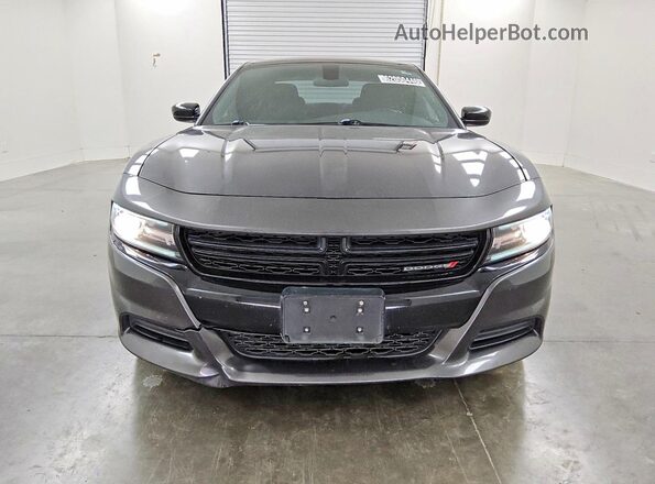 2C3CDXBG1JH157414 2018 DODGE CHARGER Charcoal Вид спереду
