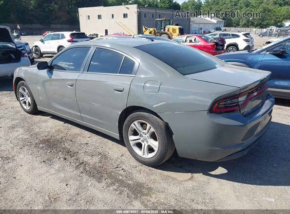 2C3CDXBG1JH180255 2018 DODGE CHARGER Серый Задняя левая четверть