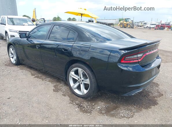 2C3CDXBG1JH187772 2018 DODGE CHARGER Black Trasero izquierdo