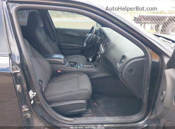 2C3CDXBG1JH187772 2018 DODGE CHARGER Black Vista interior delantera