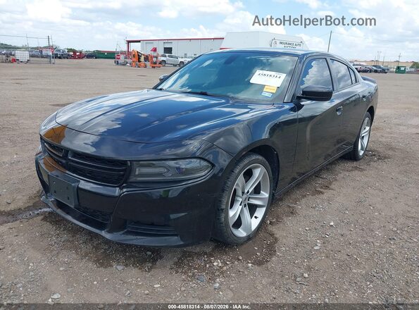 2C3CDXBG1JH187772 2018 DODGE CHARGER Black Vista tres cuartos delantera izquierda