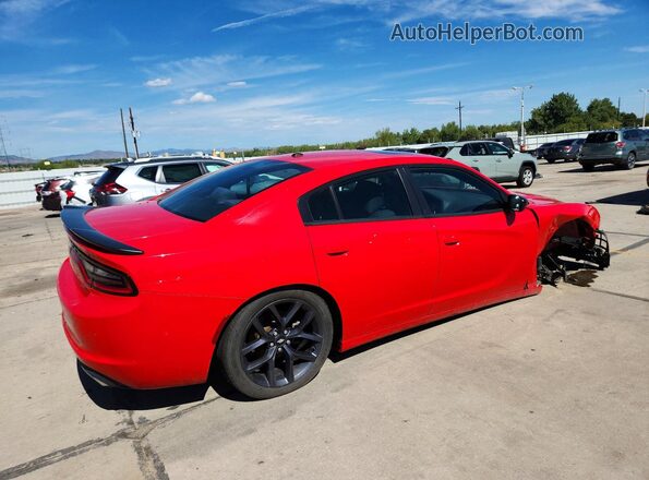 2C3CDXBG1KH683754 2019 DODGE CHARGER Red უკანა მარჯვენა