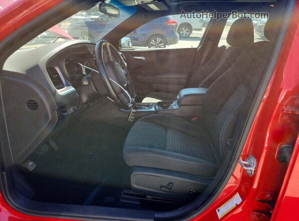 2C3CDXBG1KH683754 2019 DODGE CHARGER Red წინა სალონის ხედი