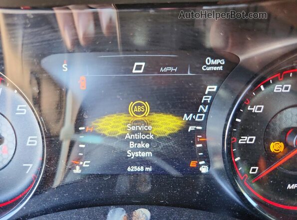 2C3CDXBG1KH683754 2019 DODGE CHARGER Red ხელსაწყოთა პანელის ხედი