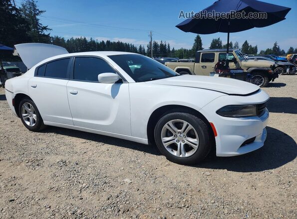 2C3CDXBG1LH118034 2020 DODGE CHARGER White Delantero derecho