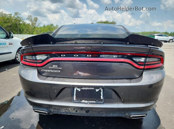 2C3CDXBG1LH139868 2020 DODGE CHARGER Gray Հետևի տեսք