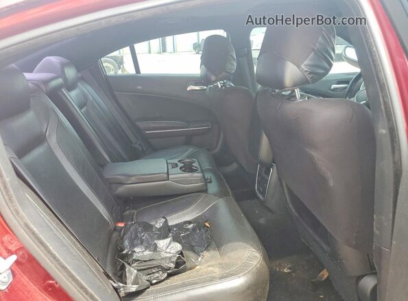 2C3CDXBG1LH144004 2020 DODGE CHARGER Burgundy Vista de los asientos traseros