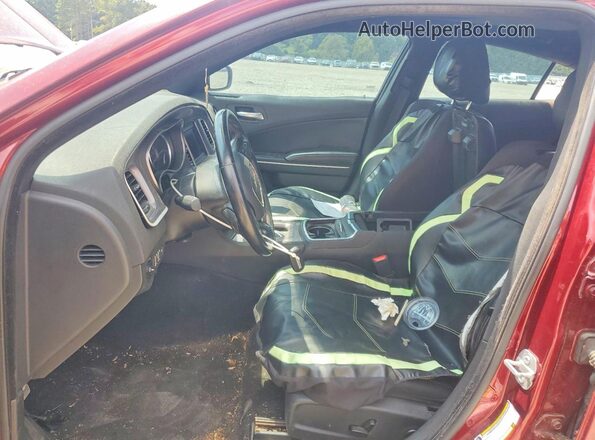 2C3CDXBG1LH144004 2020 DODGE CHARGER Burgundy Vista interior delantera