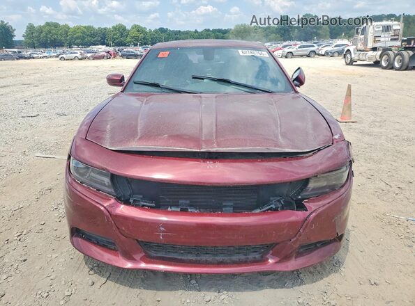 2C3CDXBG1LH144004 2020 DODGE CHARGER Burgundy Vista frontal