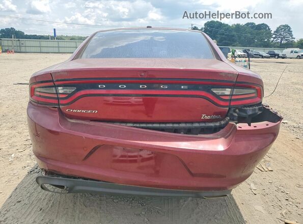 2C3CDXBG1LH144004 2020 DODGE CHARGER Burgundy Vista trasera