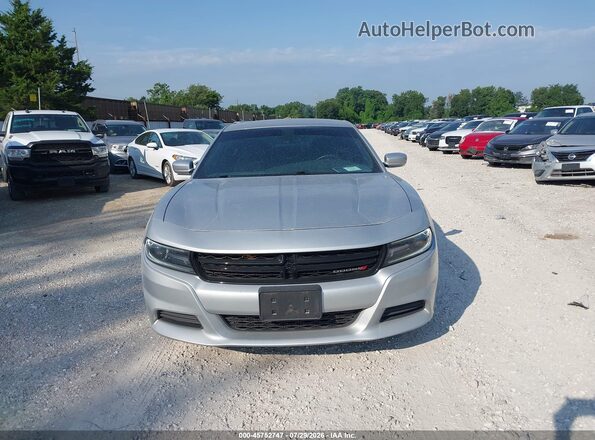 2C3CDXBG1LH190092 2020 DODGE CHARGER Gray Widok wnętrza z tyłu