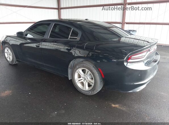 2C3CDXBG1LH190108 2020 DODGE CHARGER Черный Задняя левая четверть