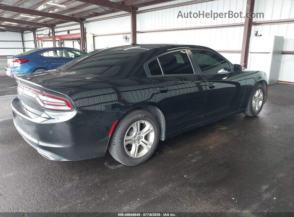2C3CDXBG1LH190108 2020 DODGE CHARGER Черный Задняя правая четверть