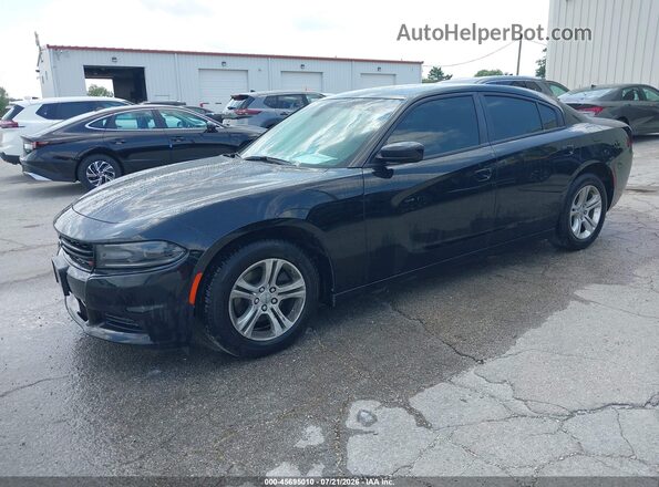 2C3CDXBG1LH190139 2020 DODGE CHARGER Black წინა მარცხენა ხედი სამი მეოთხედიდან