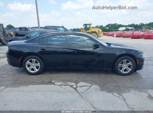 2C3CDXBG1LH190139 2020 DODGE CHARGER Black უკანა სალონის ხედი