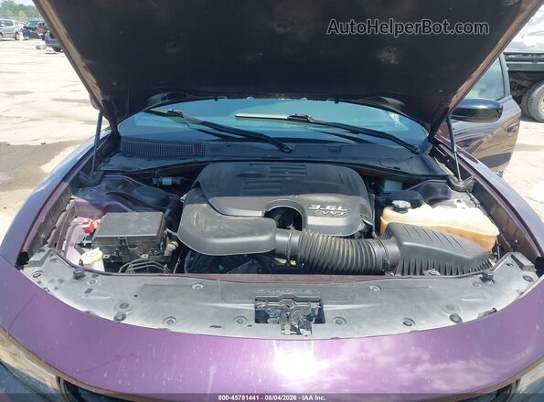 2C3CDXBG1LH228470 2020 DODGE CHARGER Purple Widok z tyłu
