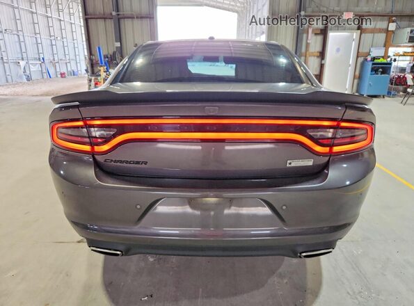2C3CDXBG1MH561625 2021 DODGE CHARGER Gray Rear view
