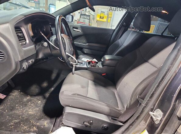 2C3CDXBG1MH561625 2021 DODGE CHARGER Gray Front interior view