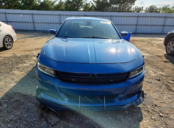 2C3CDXBG1MH579123 2021 DODGE CHARGER Blue Դիմացի տեսք