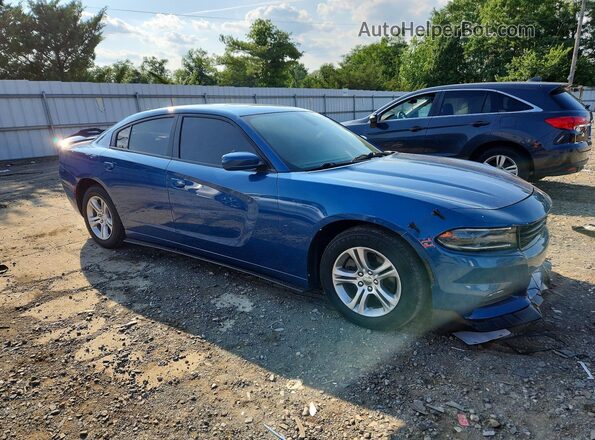 2C3CDXBG1MH579123 2021 DODGE CHARGER Blue Առջևի աջ