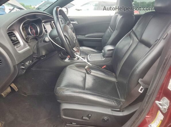 2C3CDXBG1MH632306 2021 DODGE CHARGER Red Vista interior delantera