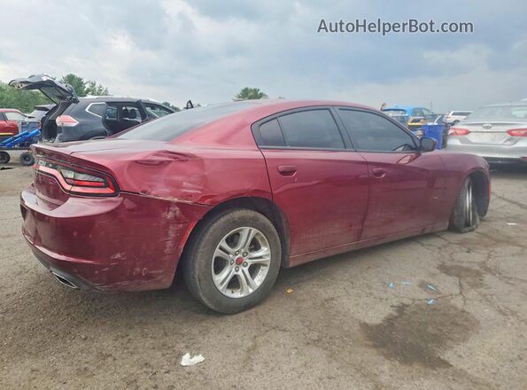 2C3CDXBG1MH632306 2021 DODGE CHARGER Red Trasero derecho