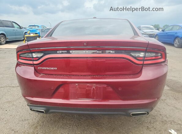 2C3CDXBG1MH632306 2021 DODGE CHARGER Red Vista trasera