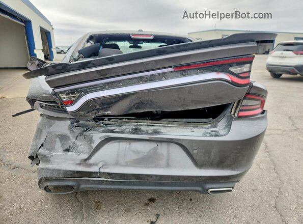 2C3CDXBG1MH682798 2021 DODGE CHARGER Gray Widok z tyłu